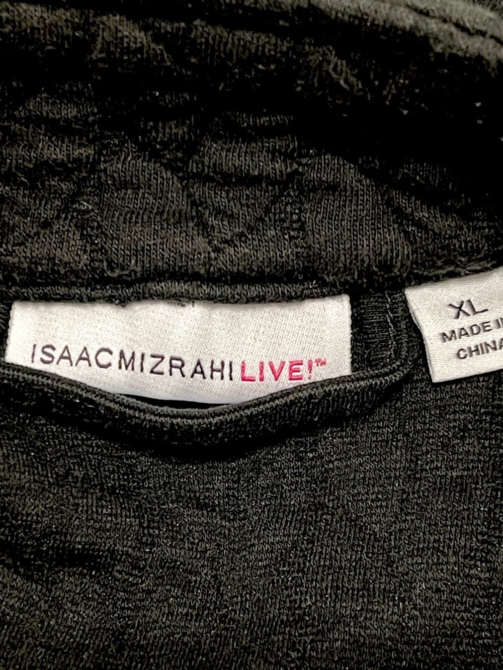 Issac Mizrahi Cozy Quilted Snap Front Jacket | Black | Size XLarge - Picture 4 of 5